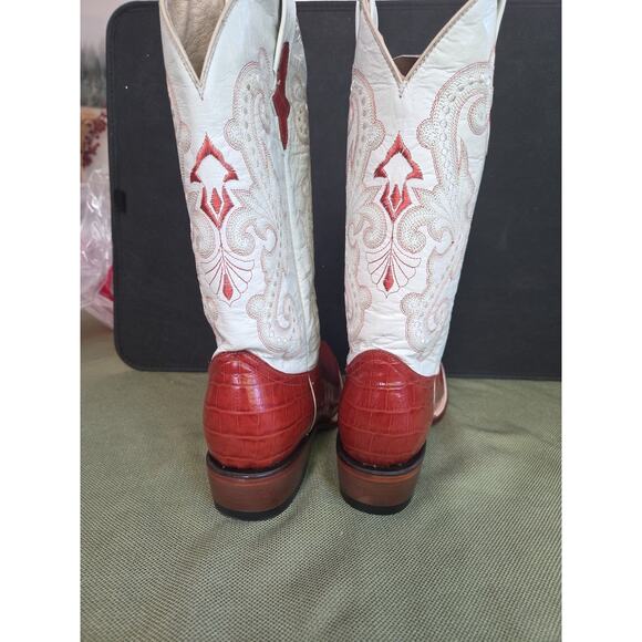 Boots Ferrini Italia D-Toe US Size 8D Made in Italy Western Style main image 9